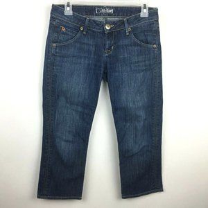 Hudson Denim Capris Womens 26 Cotton Elastane Low Rise USA